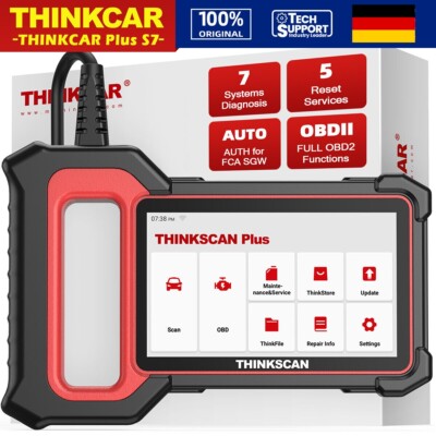 ThinkScan Plus S7 Profi Diagnosegerät Auto Scanner OBD2 SRS ECM Codeleser KFZ DE