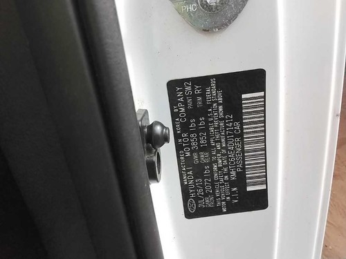 Used Ignition Switch fits: 2013 Hyundai Veloster keyless ignition Smart Key dash - Picture 15 of 17