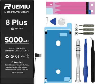 5000mAh Battery for iPhone 8 Plus Upgraded High Capacity fit for iPhone 8 Plus