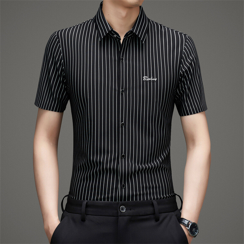 men's short sleeve no iron dress shirt Men's Short Sleeve No Iron Twill Shirt