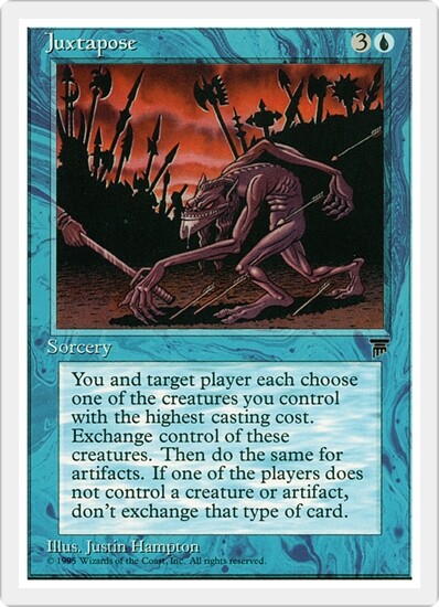 JUXTAPOSE mtg NM Chronicles 1 Rare UNPLAYED