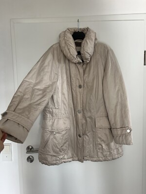 Fuchs Schmitt warme Jacke Winterjacke beige Gr. 46 wie neu