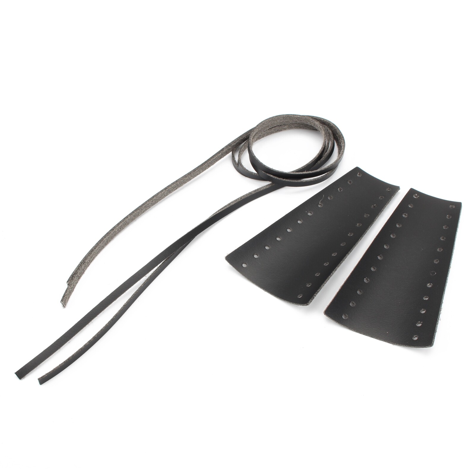 Motorcycle Leather Hand Grips +Brake Clutch Lever Covers Retro Wraps