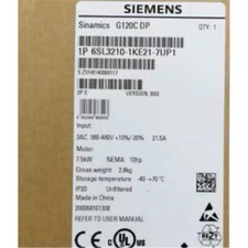 6SL3 210-1KE21-7UP1 NEW  SIEMENS 6SL3210-1KE21-7UP1 G120C RATED P0WER 7,5KW