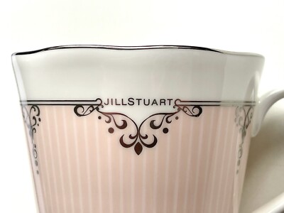 Japan Narumi X Jill Stuart stylischer süßer rosa Streifen 300 ml Bone China Becher