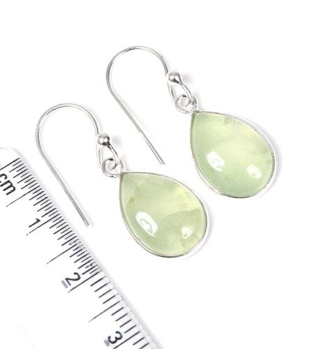 925 Solid Sterling Silver Green Onyx,Garnet Multi Stone Hook Earring Ji760 - Picture 40 of 81