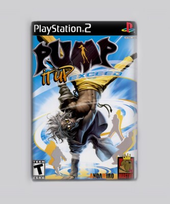 PUMP IT UP EXCEED / PS2 - 2''x3'' FRIDGE MAGNET (playstation 2 retro