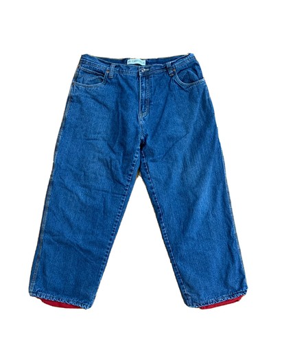Faded Glory Red Fleece Lined Blue 