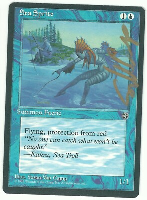 Sea Sprite / Meeresfee - HOMELANDS - englisch (exc +)  signed by Susan Van Camp