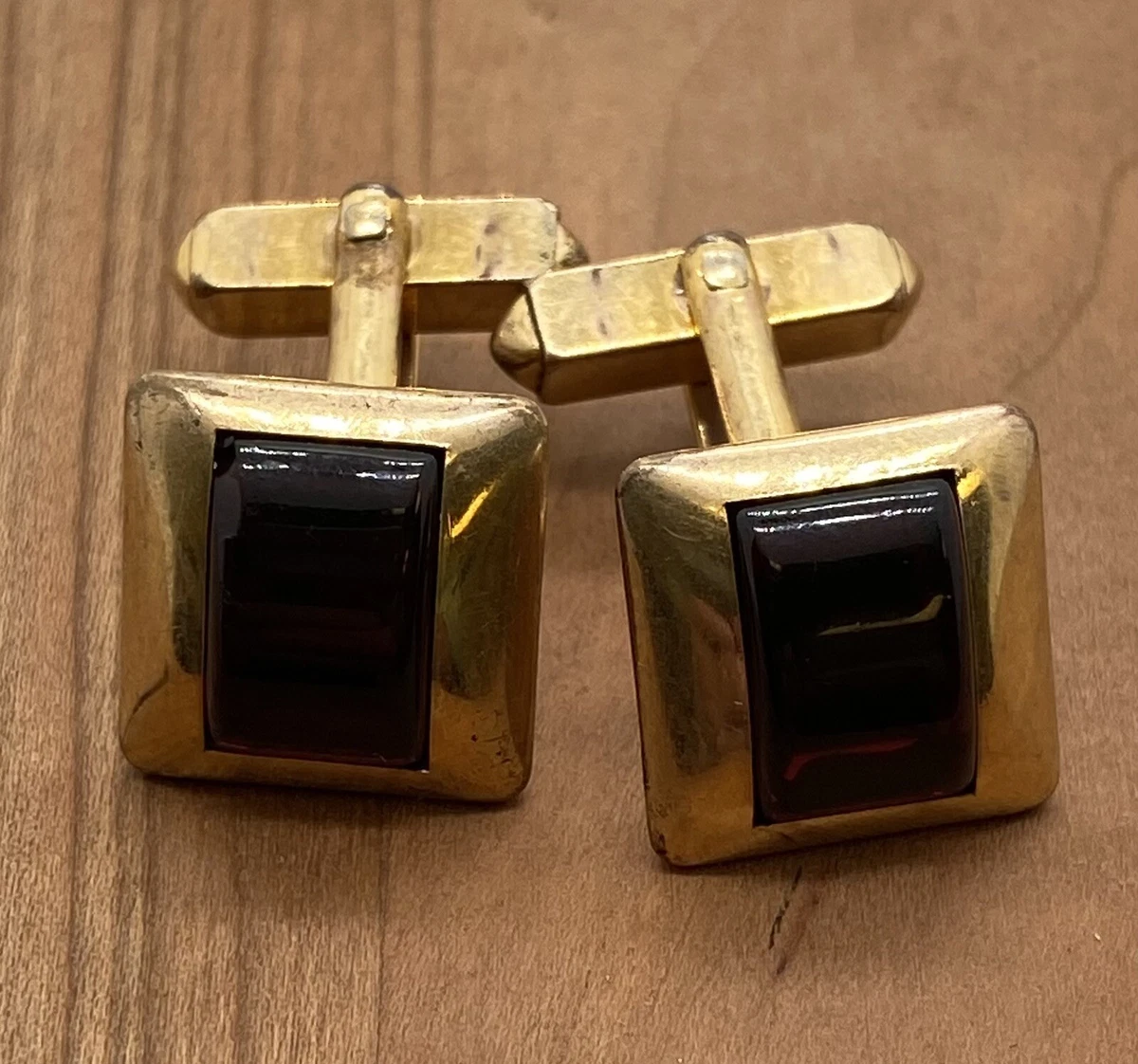 Swank 10k gold cufflinks clearance