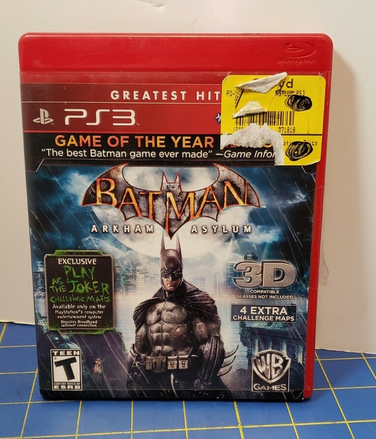 Batman Arkham Asylum Game of the Year Edition Playstation 3 eBay
