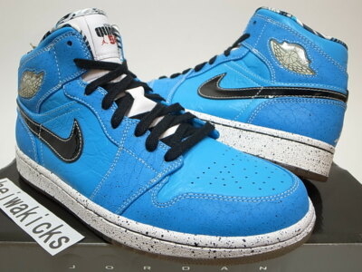 2009 NIKE AIR JORDAN 1 RETRO RUFF N TUFF QUAI 54 Laser Blue 2009 NIKE AIR JORDAN 1 RETRO RUFF N TUFF QUAI 54 Laser Blue