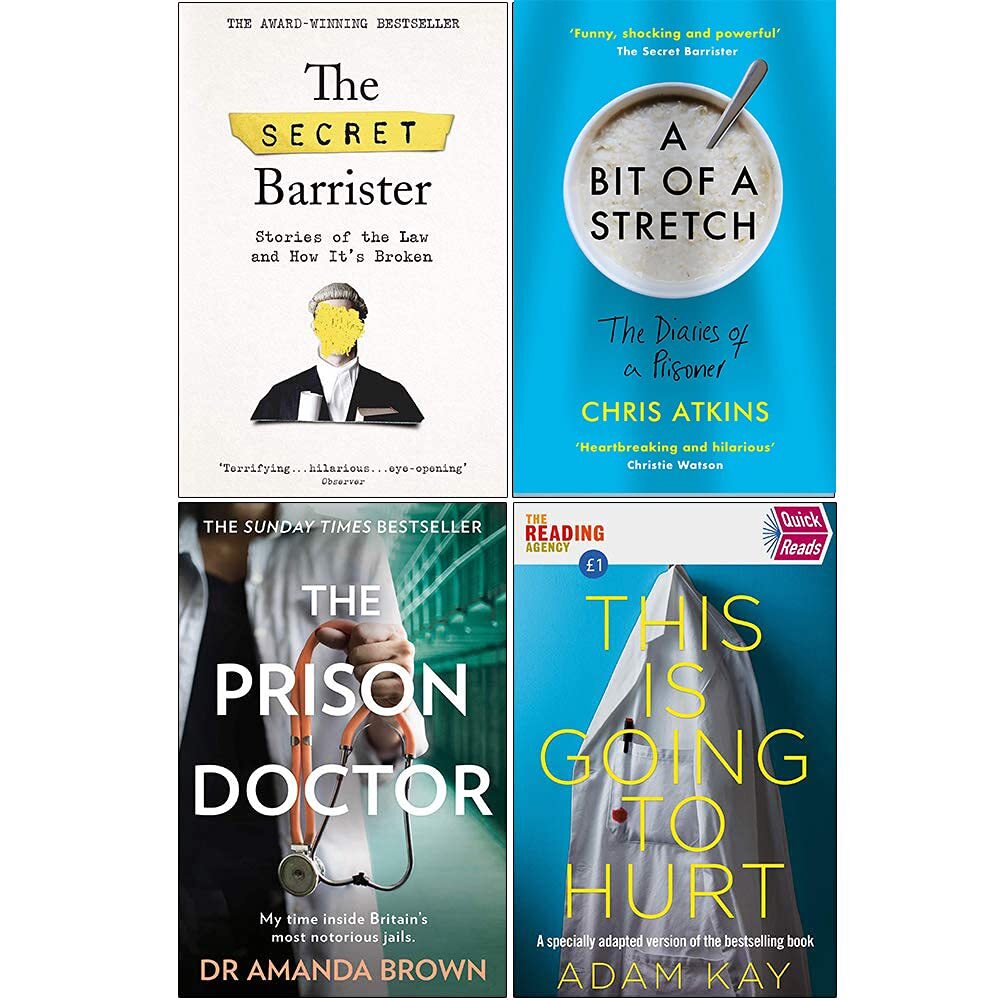 Secret Barrister, Bit of a Stretch, Prison Doctor & Quick Reads 4 Books Set New - Image 2