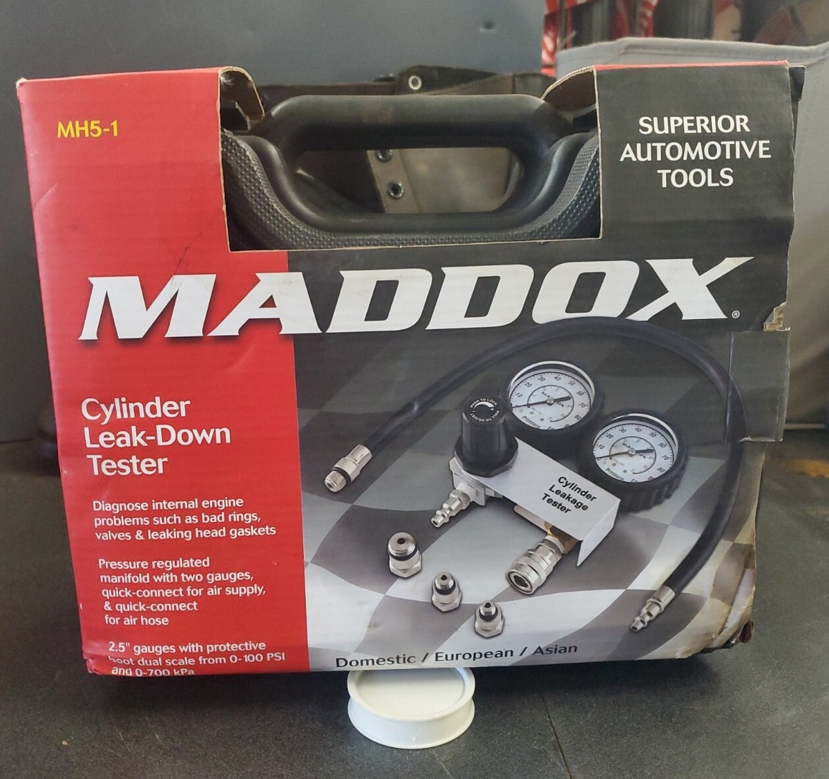 Maddox Mh5-1 Cylinder Leak-Down Tester, Domestic/European/Asian | eBay