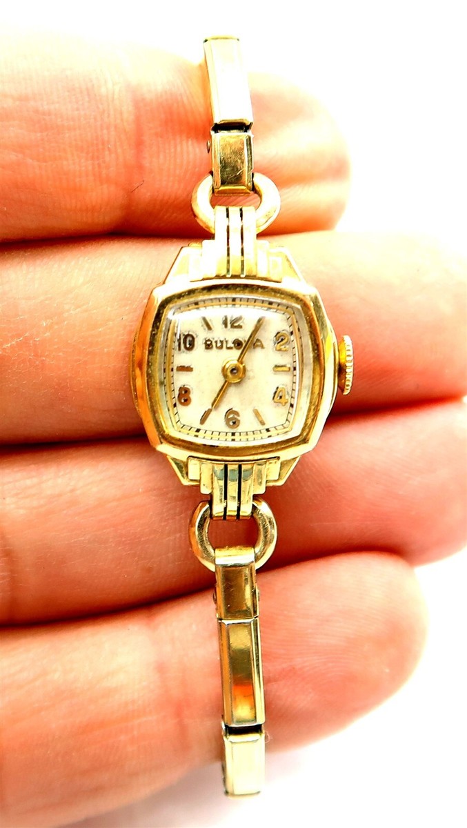 専用256 BULOVA レディース時計　手巻き　10K ゴールド　ヴィンテージ Vintage BULOVA Windup Womens Watch 10K Rolled Gold Plate