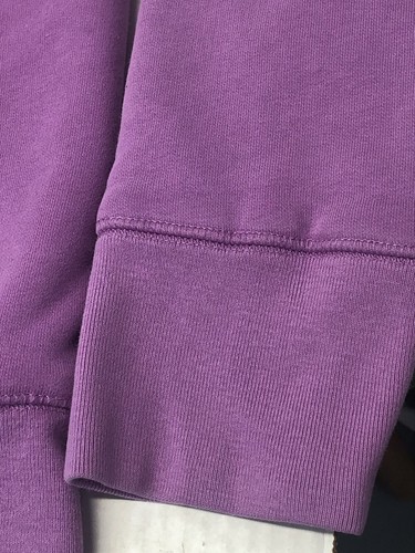 LL Bean Full Zip Hoodie Pile Lined Sherpa Jacket Size XL 18 Lilac Purple - Picture 5 of 16