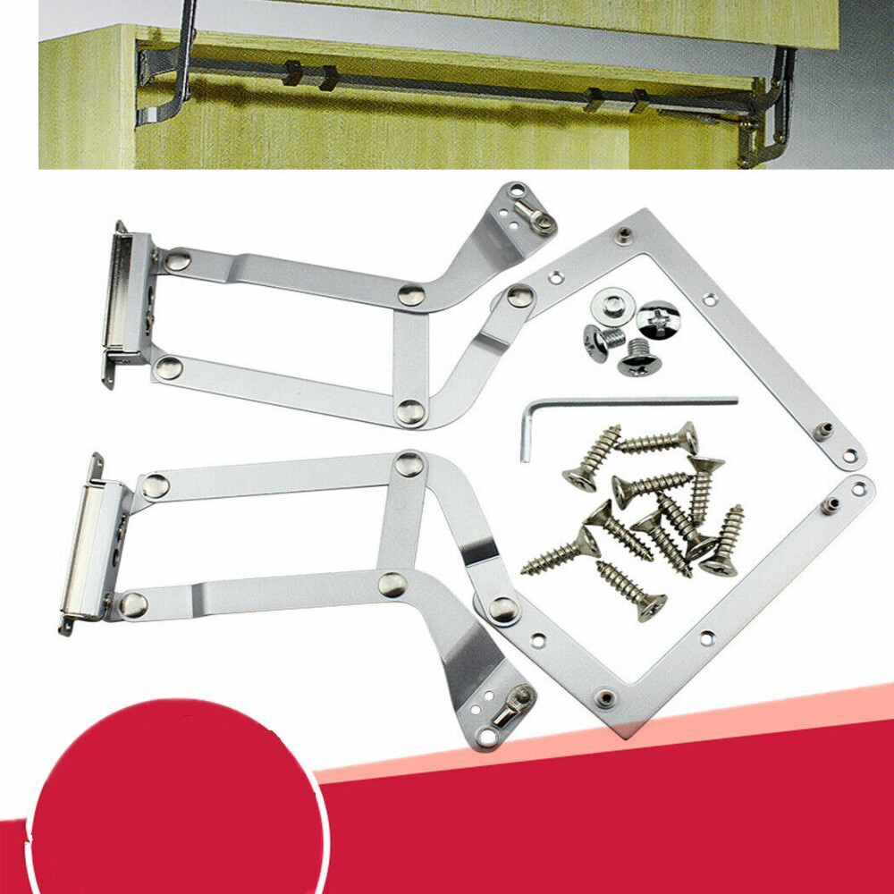 Kitchen Cabinet Door Mechanism Hinges Pneumatic Arm Vertical Swing Lift Up Stay