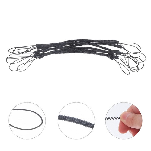 10 Pcs Sangles Téléphone Portable Corde pour Stylet Stylo Ressort Rétractable Élastique - Photo 9/12