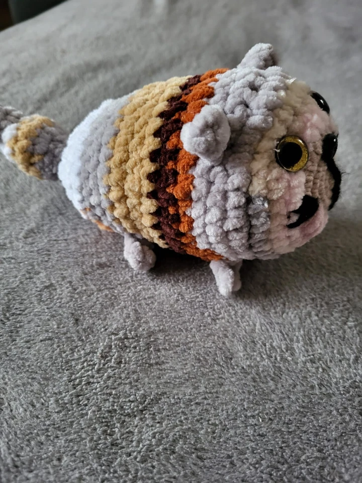 Amigurumi Häkelkatze , Häkeltier, Kuscheltier,Handarbeit - Bild 3 von 4
