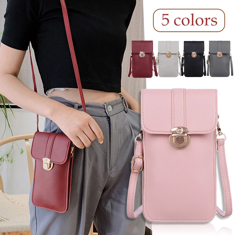 Over the shoulder hotsell cell phone holder