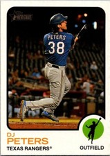 2022 Topps Heritage Baseball DJ Peters