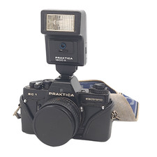 Praktica BC1 Electronic 35mm Film SLR & Praktica Pentacon 50mm F2.8 Lens VTG Cam