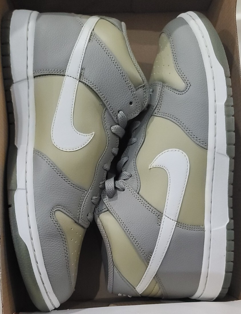 NEW Men's Size 9.5 Nike Dunk Mid Olive Green Sneakers FJ4194 001