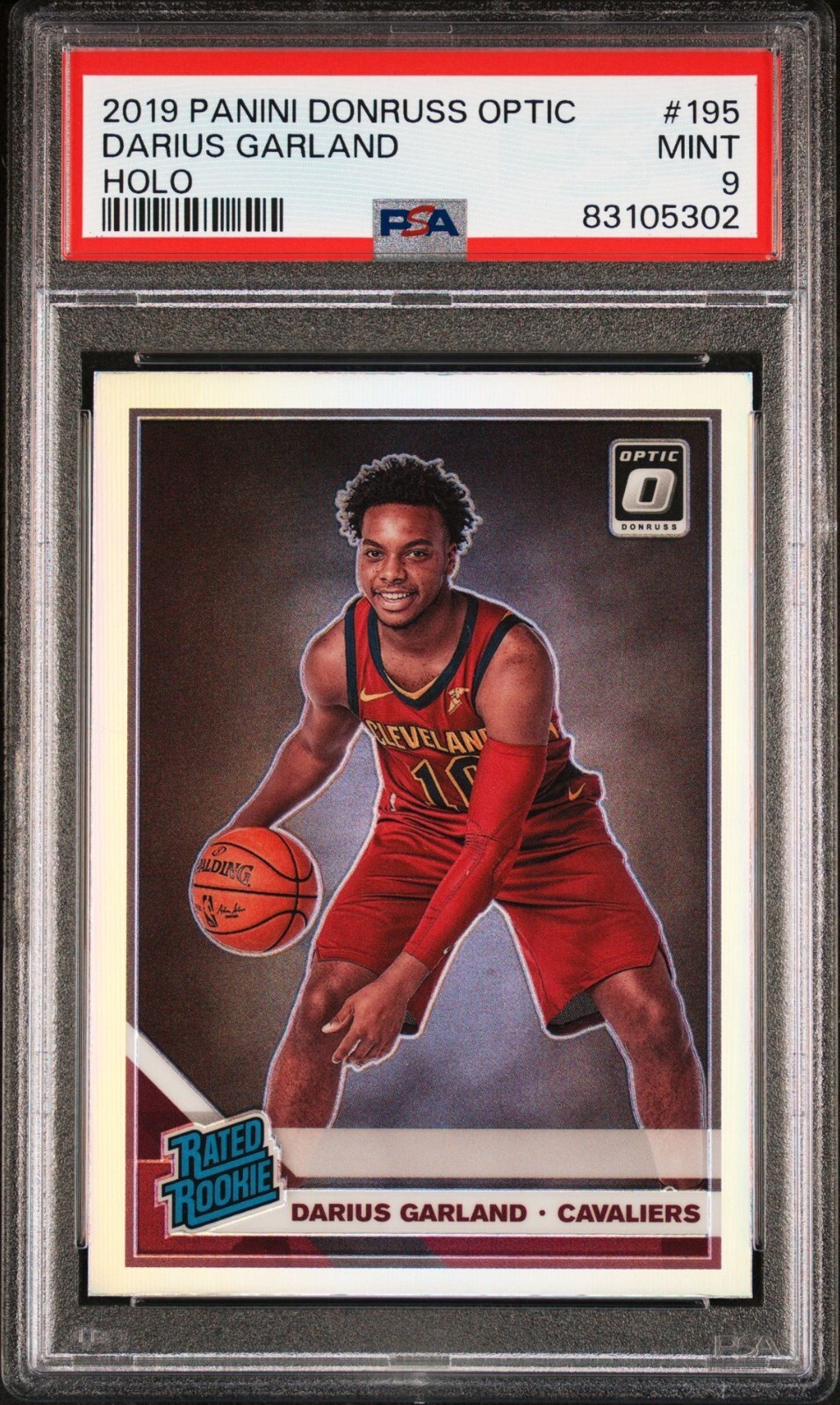 2019-20 Panini Donruss Optic Darius Garland Holo PSA 9 RC Rookie Card #195 Cavs