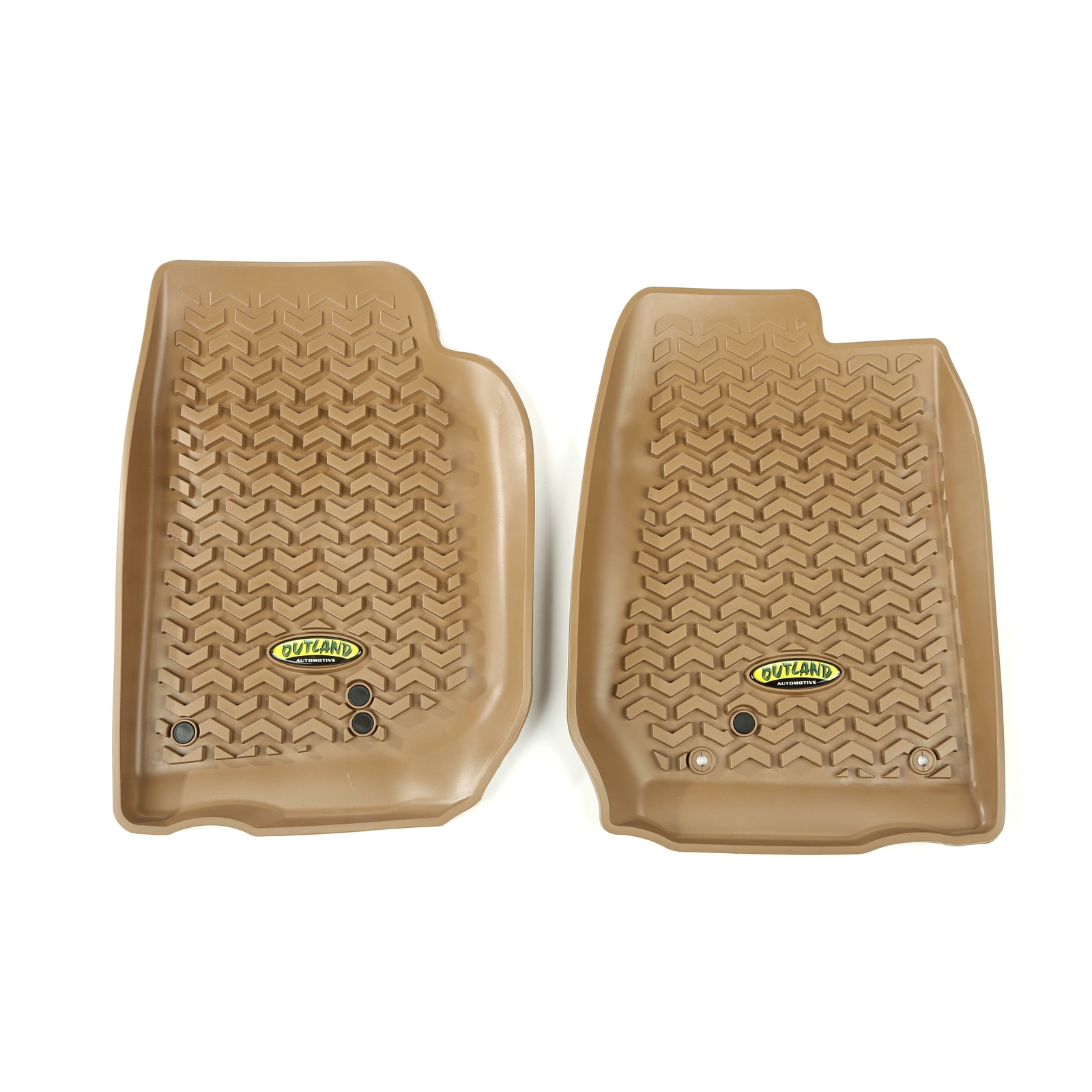Tapis All Terrain étanches et antidérapants pour Jeep Wrangler JKU avant