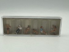 Preiser HO Scale #10426 Speedboat Driver & Topless Passengers, 1:87, NIB