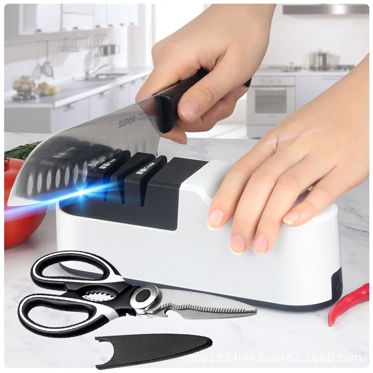 5 in 1 USB Electric Knife Sharpener Tool Machine Drill Knives Scissors Grinder
Opens in a new window