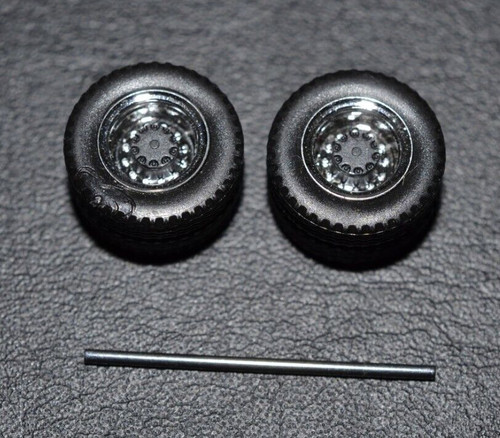 1:87 - AWM/AMW  2 x LKW-Doppelräder für Hinterachse 12 mm/ Achse 24 mm - Zubehör