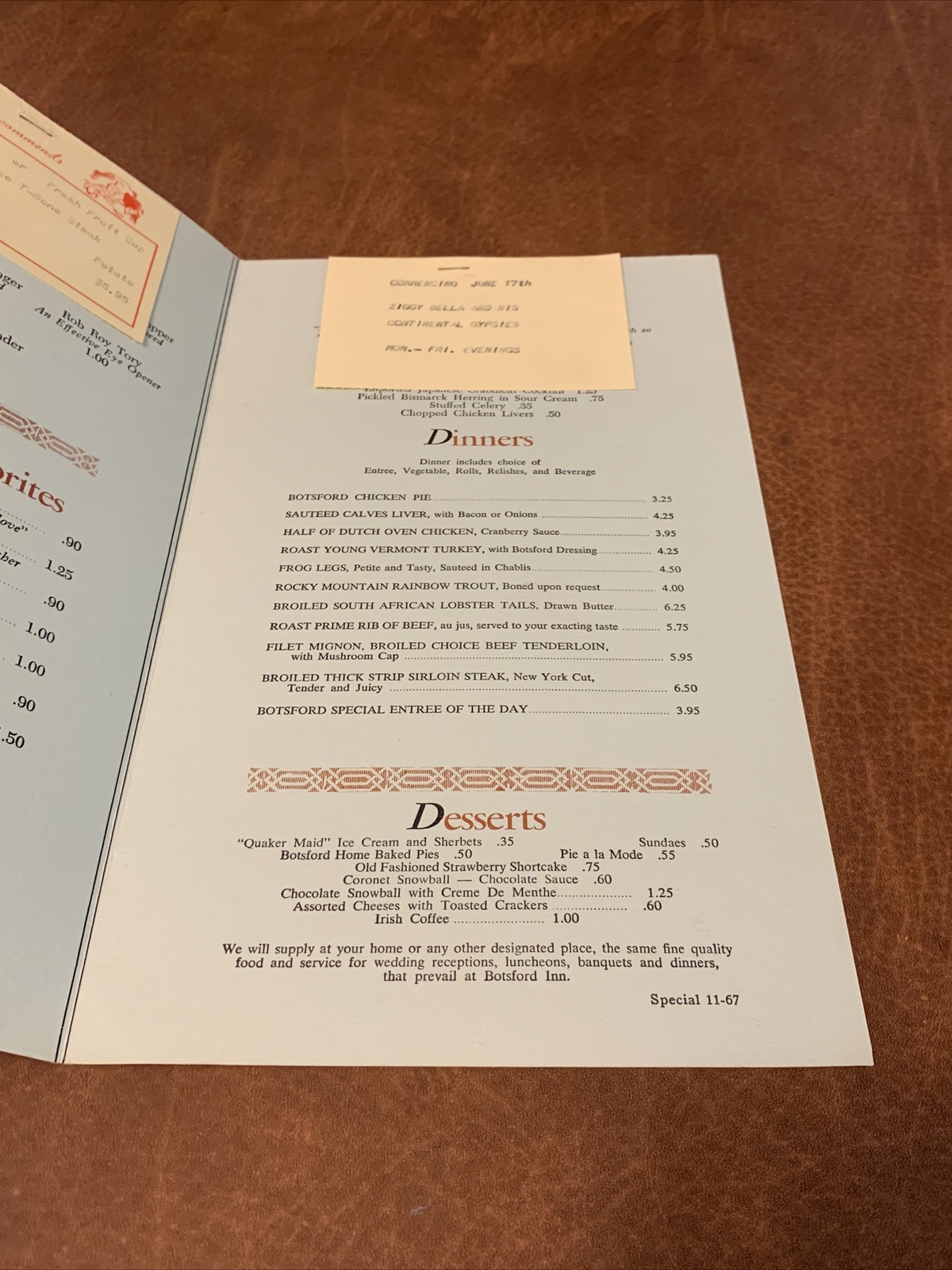 Vintage Rare The Botsford Inn Farmington Hills Michigan Restaurant