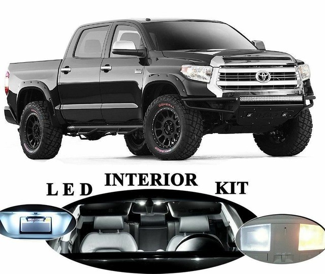 16x White Interior LED Lights Package Kit Fits 20132015 Toyota Tundra