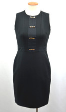 ANN TAYLOR PETITE Black Sleeveless Embellished NEW DRESS Retails $150 Size 00P