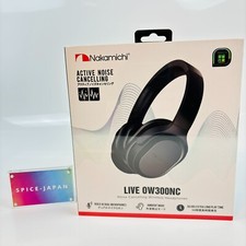 Nakamichi LIVE OW300NC Active Noise Canceling Wireless Headphone Black NEW