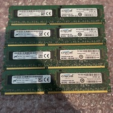 LOT OF 4 MICRON MT36JSF1G72PZ-1G6K1HG 8GB PC3L-12800R SERVER Crucial