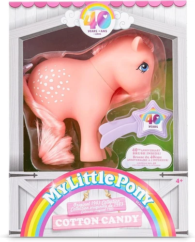 My Little Pony Rainbow 40th Anniversary 1980s G1 MLP Cotton Candy