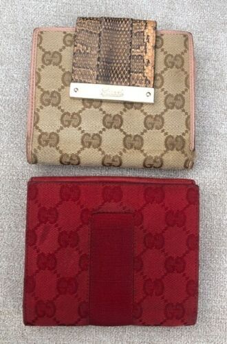 Bundle of 2 Gucci Wallets! - Made in Italy! - Afbeelding 1 van 12