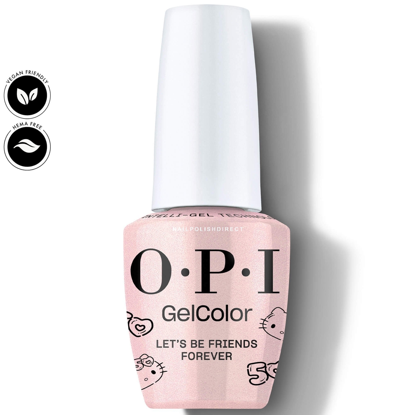 OPI GelColor Intelli-Gel HEMA-Free Gel Polish - Let's Be Friends Forever 15ml
