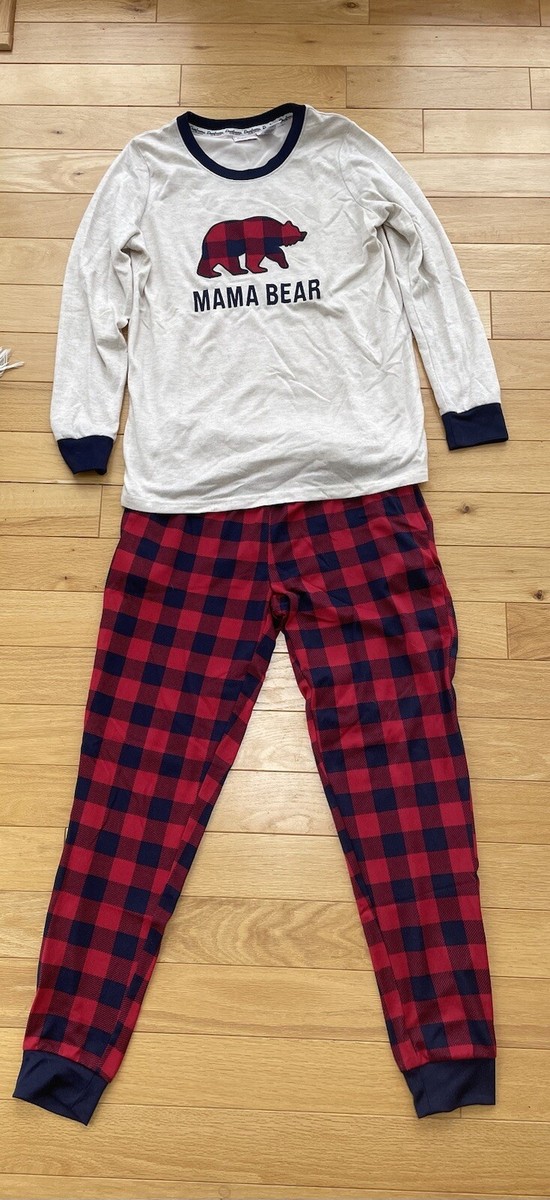 Christmas Pjs Mama Bear Plaid Pajamas Mummy Bear Pjs Mama Bear And