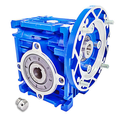 11mm Input Worm Gear Reducer Speed Ratio 5 7.5 10 15 20 25 80:1 Gearbox NMRV030