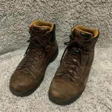 Timberland Pro Series Toe Work Boot ASTM F2413-05 Brown Leather 11.5 Power Fit