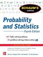 Schaum's Outline Of Probability And Statistics, 4Th Edition | Schiller (U. A.)