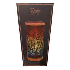 Desire Aroma Lamp Electric Touch Lamp Oil Burner Wax Melter Rainbow Trees Design