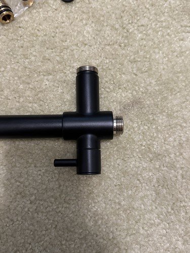 Kohler 45906-BL HydroRail-S Shower Column Matte Black Metal Modern Round - Picture 10 of 15