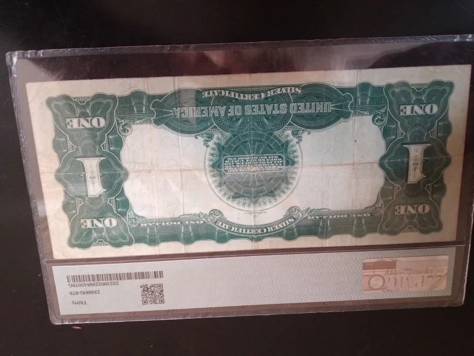 1899 $1 Black Eagle Silver Certificate PMG VF30 Fr 228 One Dollar *K235 - Image 2 of 4