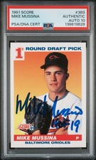 1991 Score Mike Mussina 