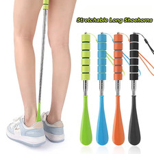 Shoe Horn Extra Long Handle Stainless Steel 28" Handled Metal Shoehorn Horns