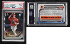 2019 Bowman Draft Chrome Refractor Gunnar Henderson #BDC-22 PSA 9 MINT